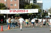 10K race in Iowa City 2007 finish line Carlie and Alan animated gif