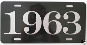 1963 license plate image