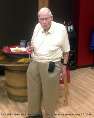 Virgil Newhouse AHS class of 1944 at AHS 1943 1944 1945 69, 70, and 71 year class reunion