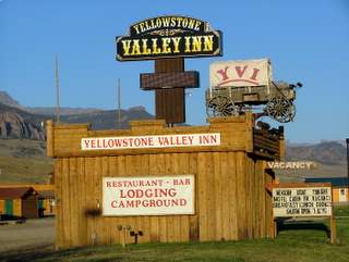 Yellowstone Valley Inn. Only 90 minutes from Old Faithfull in Yellowstone National Park. owned by Ron and Kyla Jordan 1969 AHS Alums