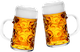 2 foaming frosty beers small icon png image ice cold refreshments